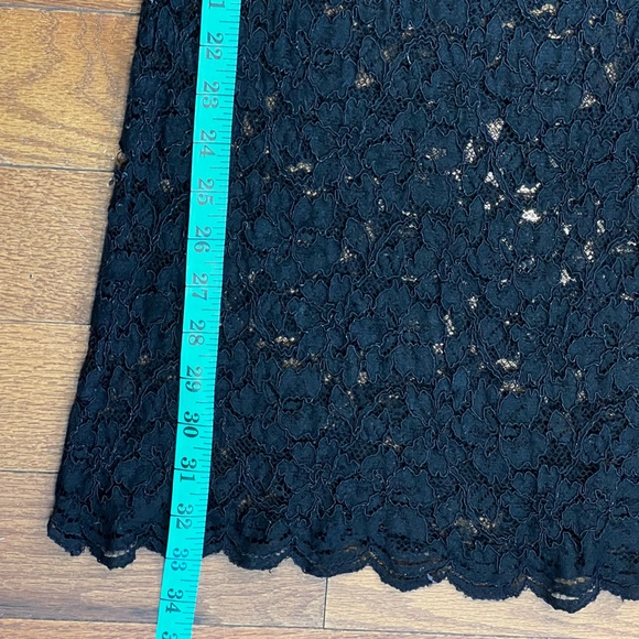 Diane von Furstenberg Black Lace Mini Dress 3/4 Sleeve Women’s 10 EUC - Picture 6 of 6